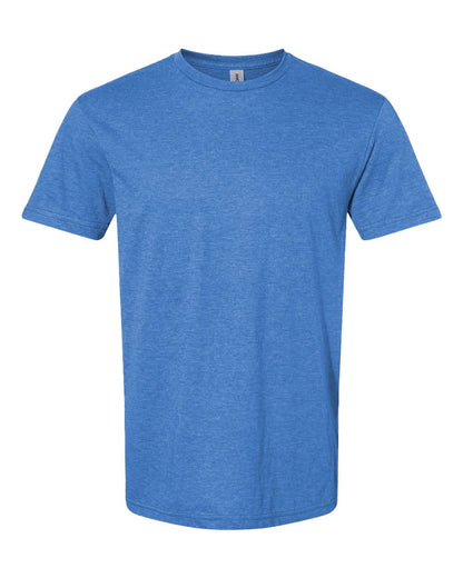 Gildan 64000CVC Softstyle CVC T-shirt in Carolina Blue Mist.