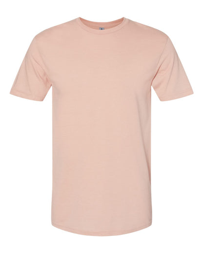 Gildan 64000CVC Softstyle CVC T-shirt in Dusty Rose.
