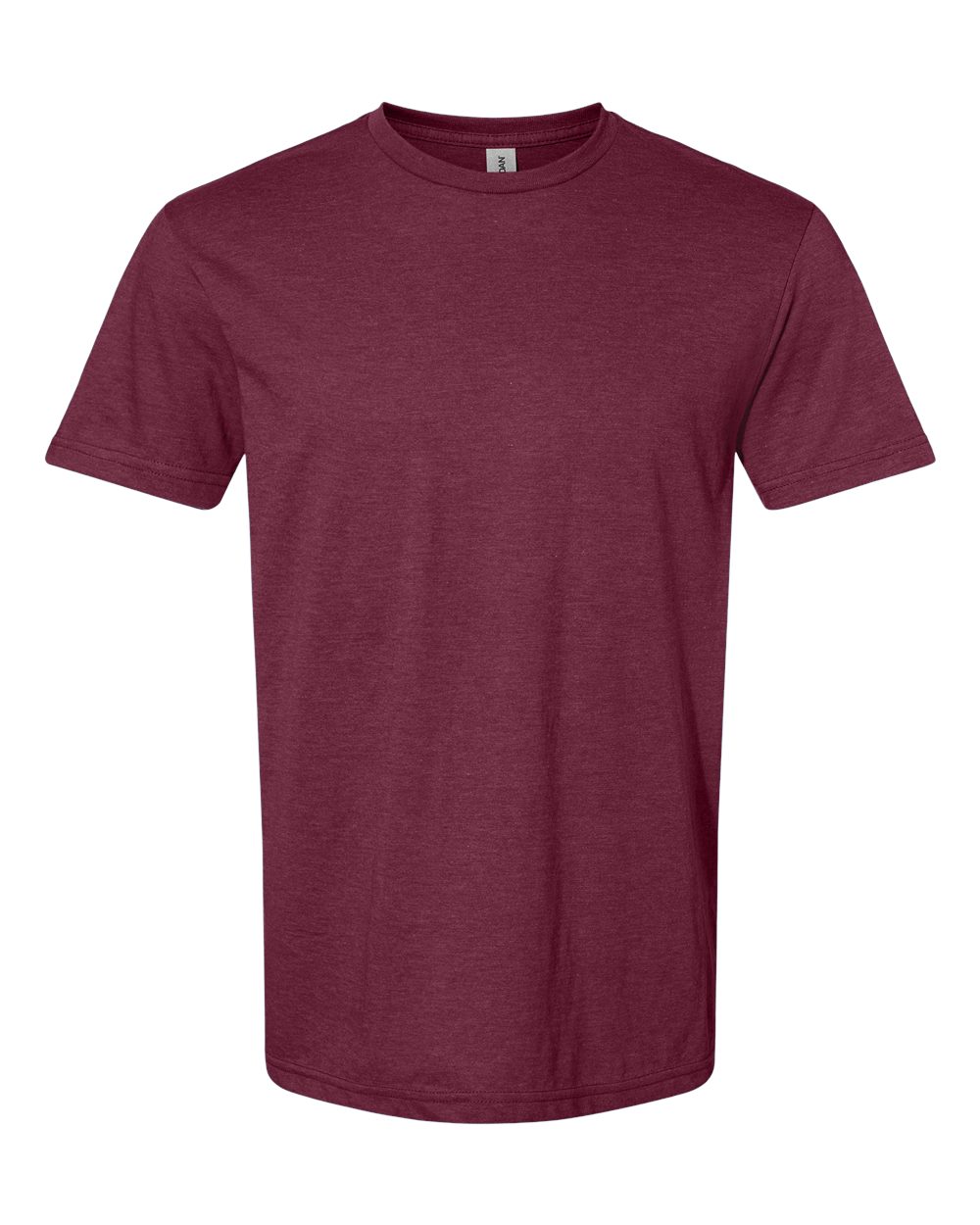 Gildan 64000CVC Softstyle CVC T-shirt in Maroon.