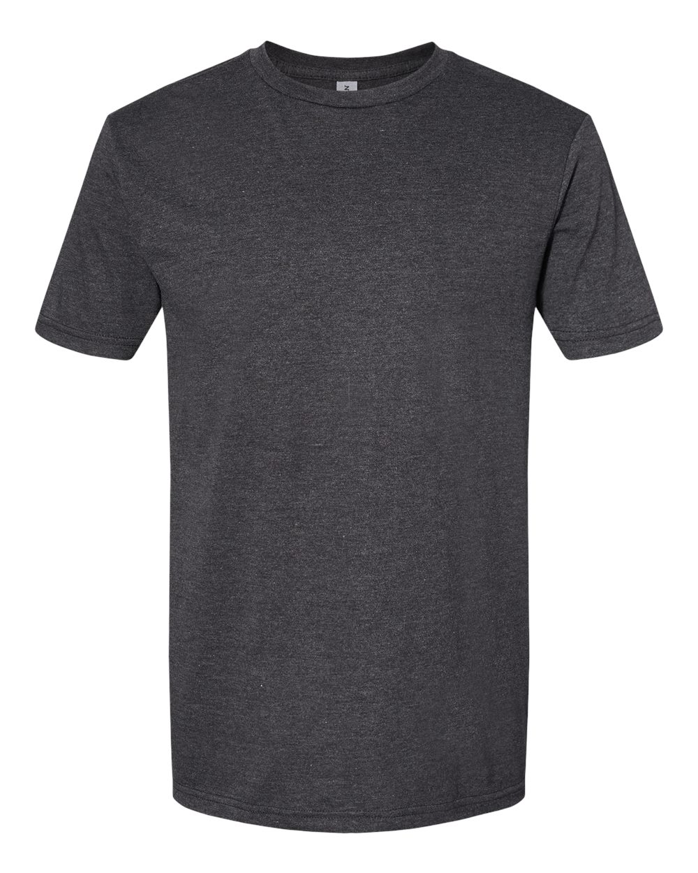 Gildan 64000CVC Softstyle CVC T-shirt in Pitch Black Mist.