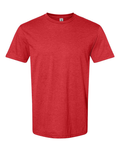 Gildan 64000CVC Softstyle CVC T-shirt in Red Mist.