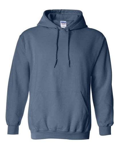Indigo Blue Custom Heavy Blend Hoodie - DTF Logo Print - 403 Custom Cuts Canada