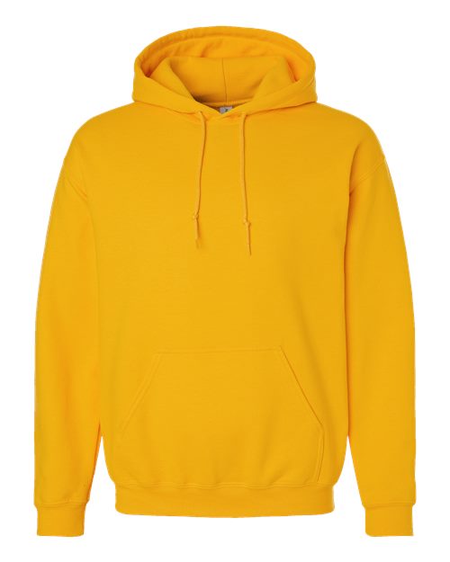 Customizable Yellow hoodie on a white background