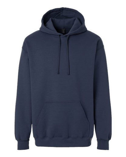Custom Navy blue hoodie on a white background