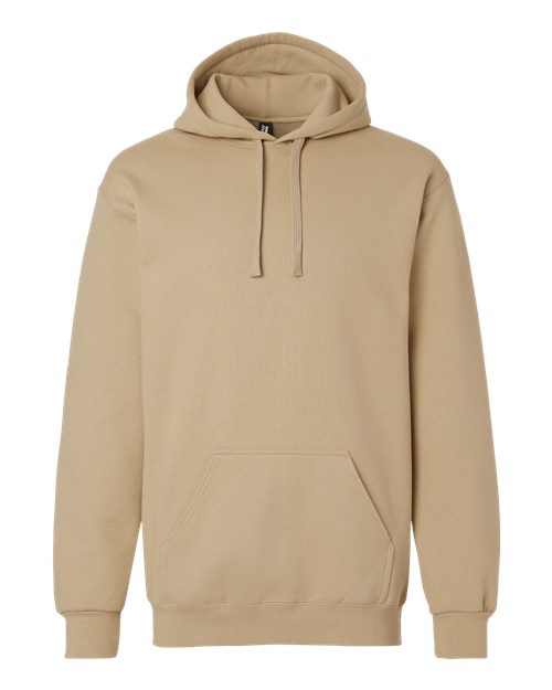 Custom Beige hoodie on a white background