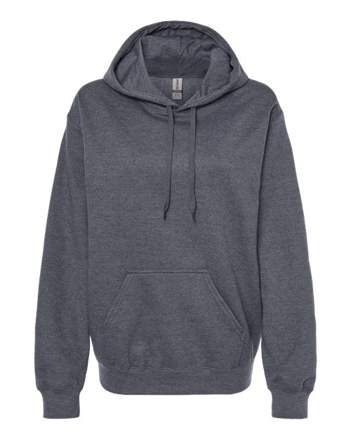 Dark Heather Grey Custom Softstyle Midweight Hoodie - DTF Logo Print - 403 Custom Cuts Canada