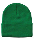 Dark Green - Custom Leather Patch Cuffed Toque | 403 Custom Cuts
