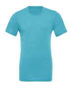 Custom T-Shirt - BELLA + CANVAS Triblend (3413)-Aqua / S-Aqua / M-Aqua / L-Aqua / XL-Aqua / 2XL 403 Custom Cuts