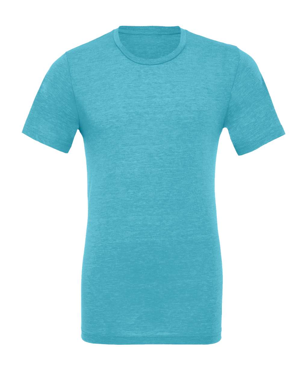 Custom T-Shirt - BELLA + CANVAS Triblend (3413)-Aqua / S-Aqua / M-Aqua / L-Aqua / XL-Aqua / 2XL 403 Custom Cuts