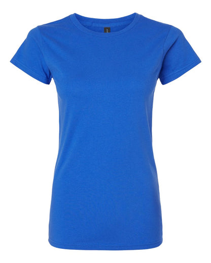 Custom T-Shirt - Women's Graphic Gildan Softstyle (64000L)-Antique Sapphire / S-Antique Sapphire / M-Antique Sapphire / L-Antique Sapphire / XL-Antique Sapphire / 2XL 403 Custom Cuts