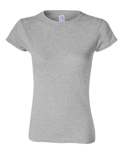 Custom T-Shirt - Women's Graphic Gildan Softstyle (64000L)-Antique Sapphire / S-Antique Sapphire / M-Antique Sapphire / L-Antique Sapphire / XL-Antique Sapphire / 2XL 403 Custom Cuts