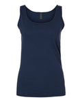 Custom Women's Tank Top - Graphic Gildan Softstyle (64200L)-Navy / S-Navy / M-Navy / L-Navy / XL-Navy / 2XL 403 Custom Cuts