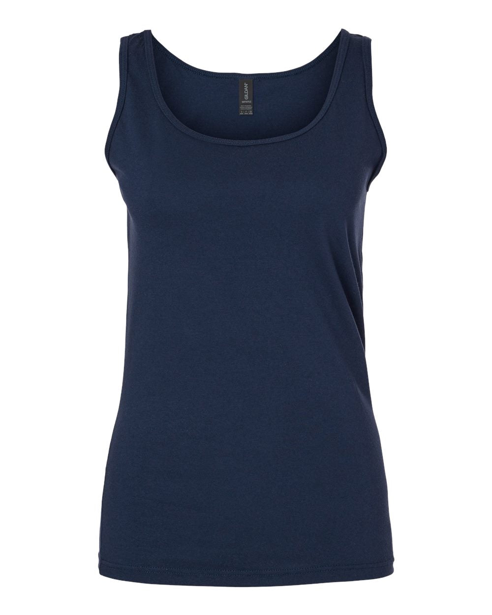 Custom Women's Tank Top - Graphic Gildan Softstyle (64200L)-Navy / S-Navy / M-Navy / L-Navy / XL-Navy / 2XL 403 Custom Cuts