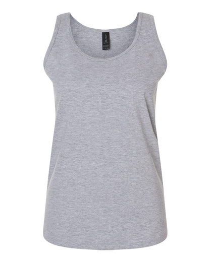 Custom Women's Tank Top - Graphic Gildan Softstyle (64200L)-Navy / S-Navy / M-Navy / L-Navy / XL-Navy / 2XL 403 Custom Cuts
