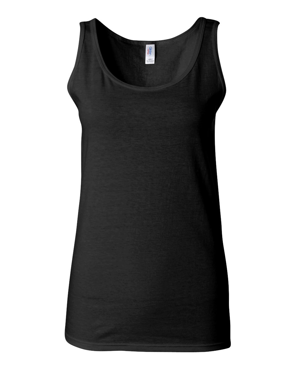 Custom Women's Tank Top - Graphic Gildan Softstyle (64200L)-Navy / S-Navy / M-Navy / L-Navy / XL-Navy / 2XL 403 Custom Cuts