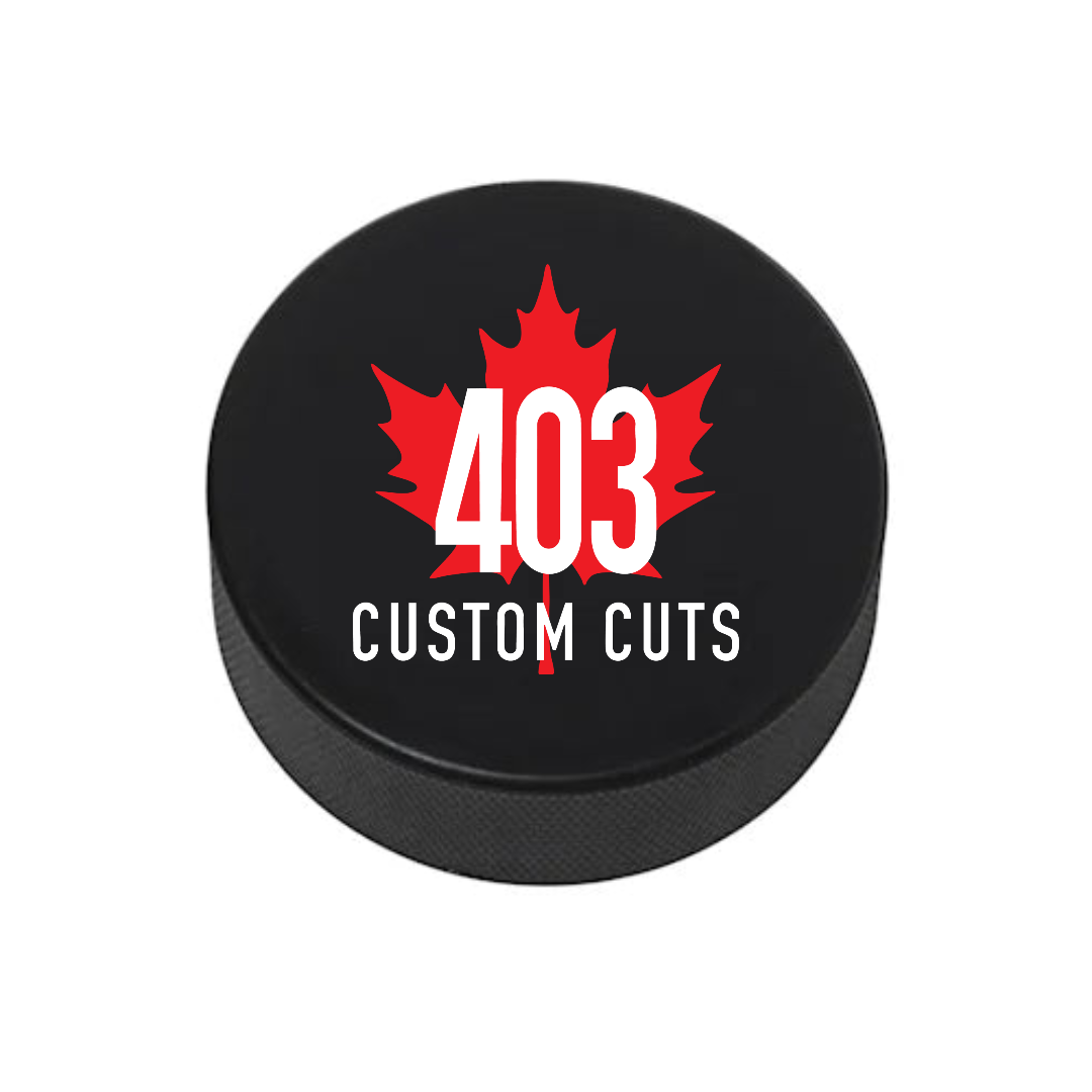 Customized Hockey Pucks - 403 Custom Cuts