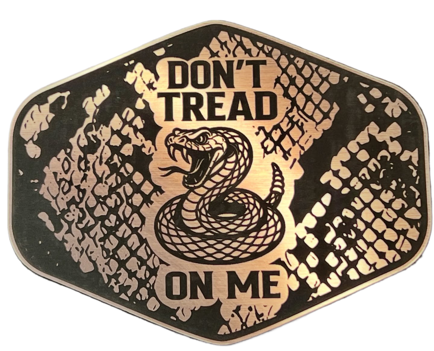 Don't Tread On Me - Snakeskin (Pick your Hat) - 403 Custom Cuts