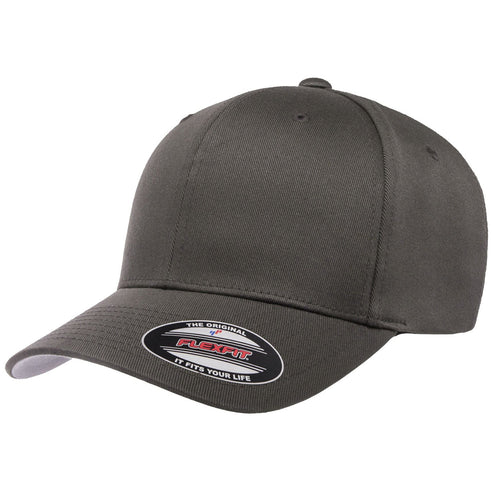 Dark Grey Flexfit 6277 Stretch Fit Cap - Custom Hat | 403 Custom Cuts