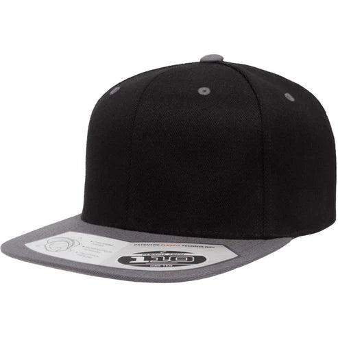 Black / Grey Flexfit 110 - Custom Hat | 403 Custom Cuts