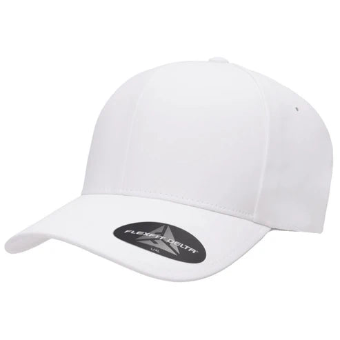Flexfit 180 Delta Hat Seamless - White
