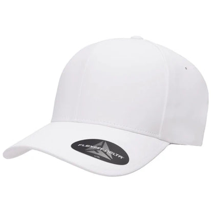 Flexfit 180 Delta Hat Seamless - White
