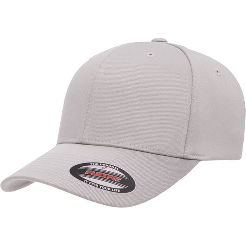 Flexfit 6277 Wooly Combed Cotton Blend Hat - Silver