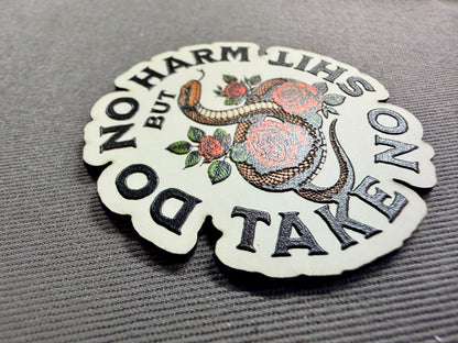 “Do No Harm, But Take No Shit" Trucker Snapback