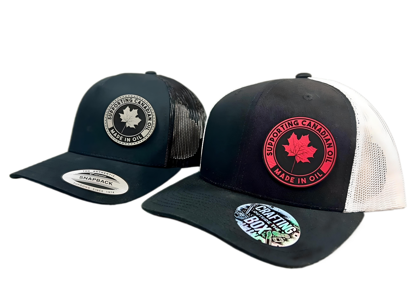 Made In Oil -Supporting Canadian Oil! SnapBack Trucker - 403 Custom Cuts