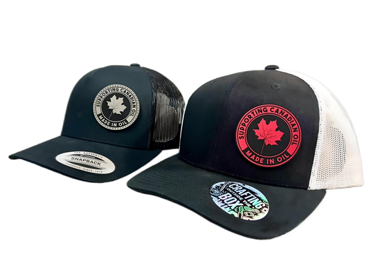Made In Oil -Supporting Canadian Oil! SnapBack Trucker - 403 Custom Cuts