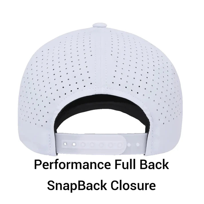 Pacific Headwear P788 - 6 Panel Flat Brim Perforated Snapback
