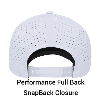 Pacific Headwear P788 - 6 Panel Flat Brim Perforated Snapback