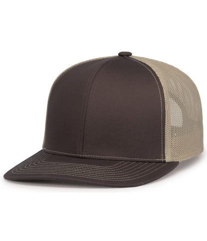 Pacific Headwear 104S Contrast Stitch Custom Trucker Hat