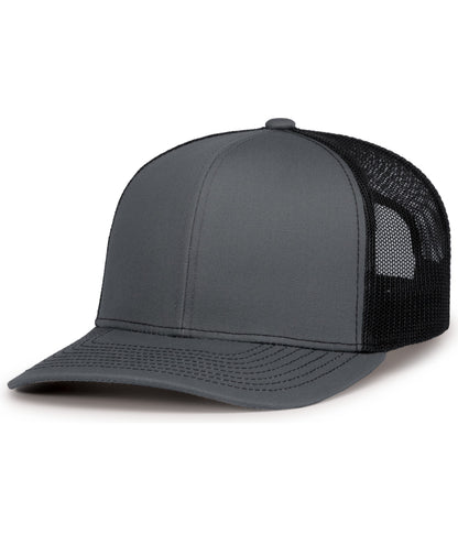 Pacific Headwear 104S Contrast Stitch Custom Trucker Hat