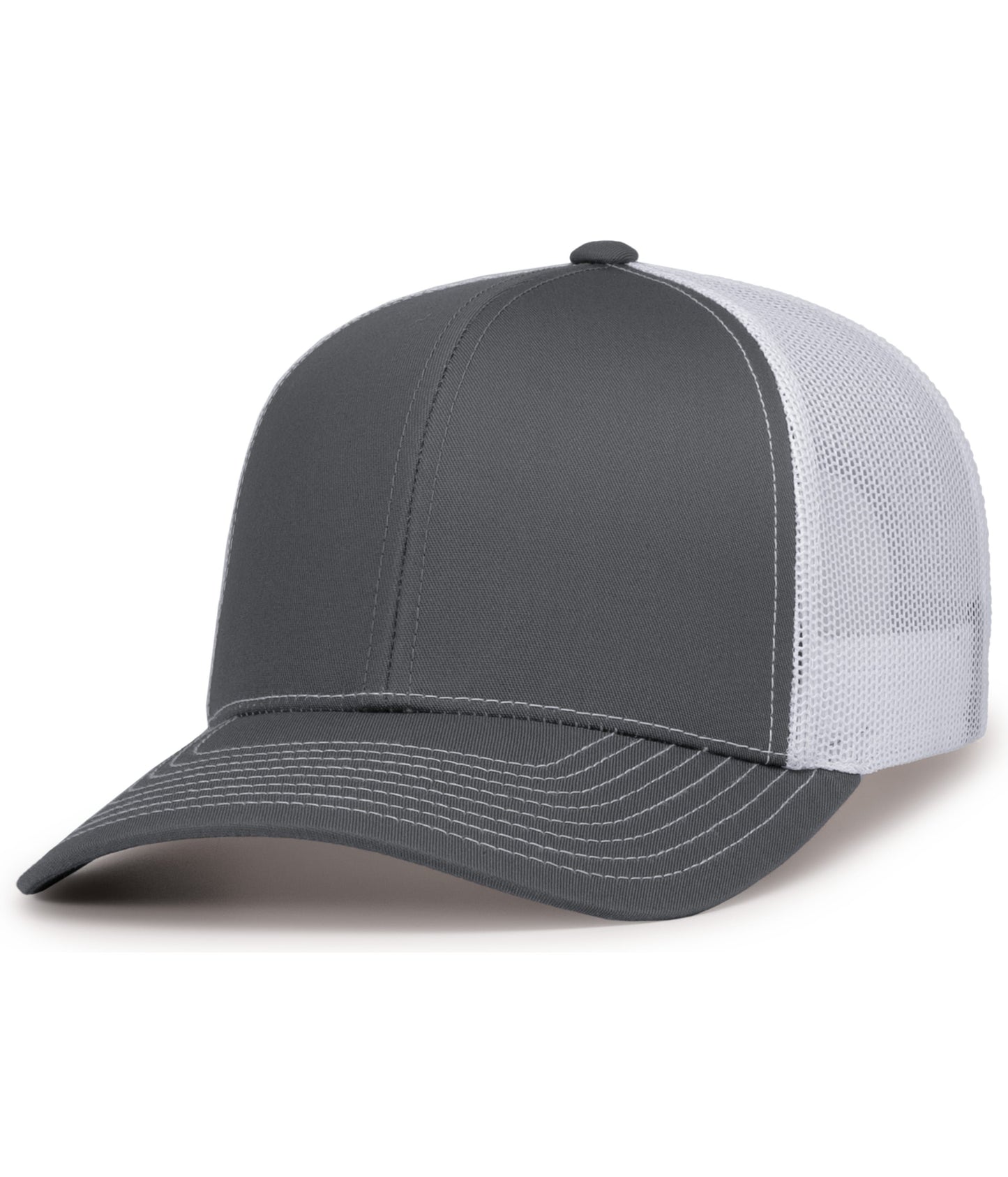 Pacific Headwear 104S Contrast Stitch Custom Trucker Hat