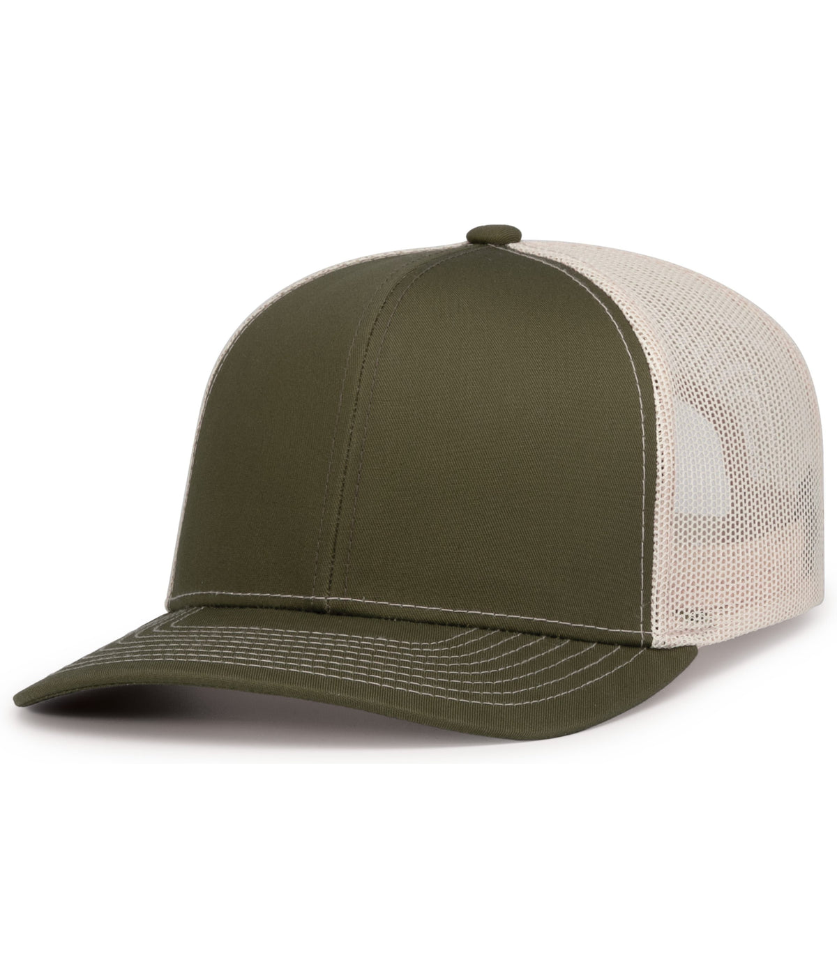 Pacific Headwear 104S Contrast Stitch Custom Trucker Hat