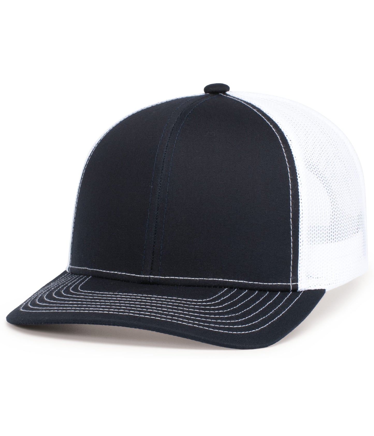 Pacific Headwear 104S Contrast Stitch Custom Trucker Hat