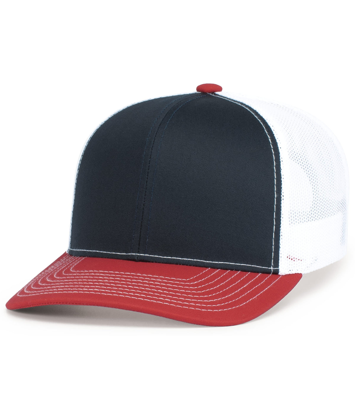 Pacific Headwear 104S Contrast Stitch Custom Trucker Hat