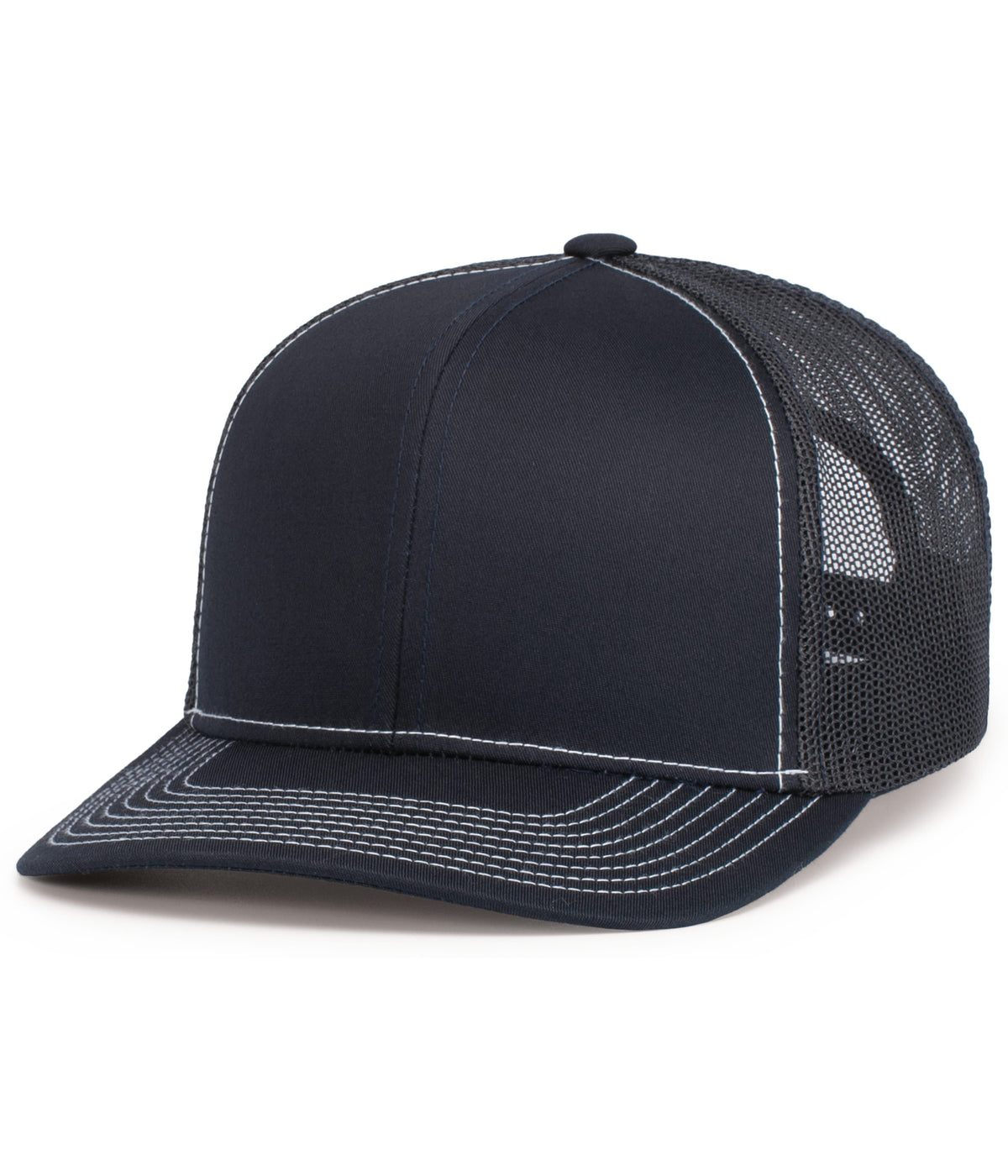 Pacific Headwear 104S Contrast Stitch Custom Trucker Hat