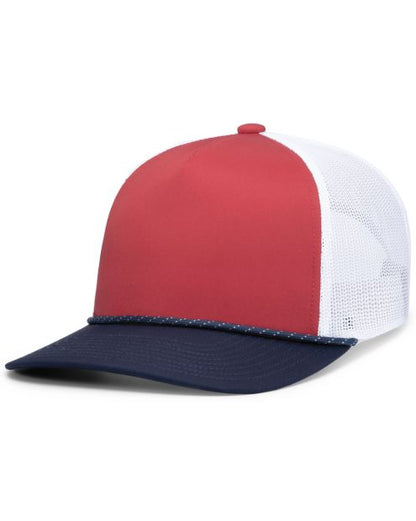 Pacific Headwear P423 - 5 Panel Snapback Trucker Hat