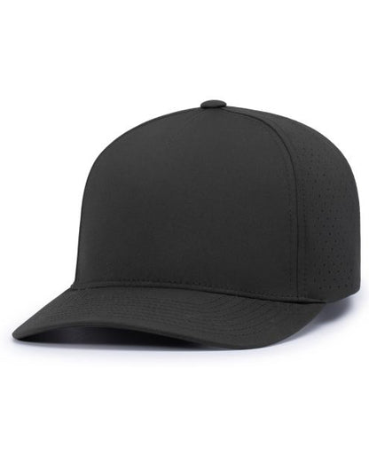Pacific Headwear P424 - 5 Panel Perforated Snapback Hat