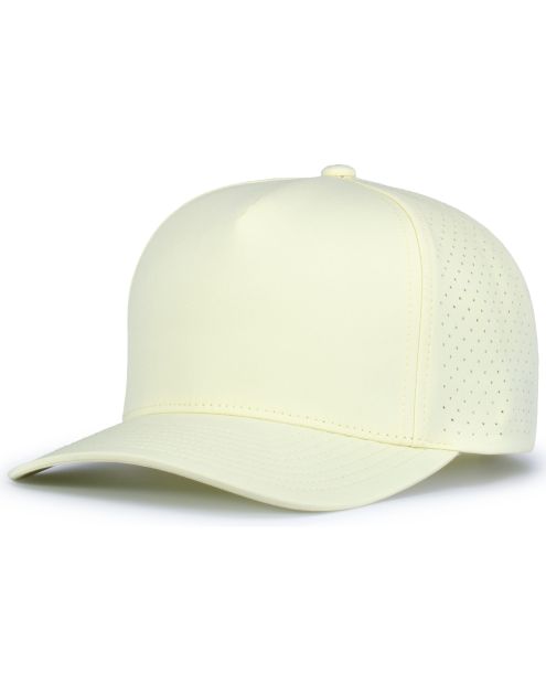 Pacific Headwear P424 - 5 Panel Perforated Snapback Hat