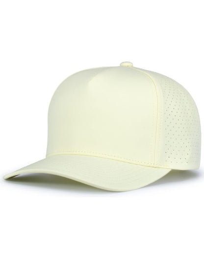 Pacific Headwear P424 - 5 Panel Perforated Snapback Hat
