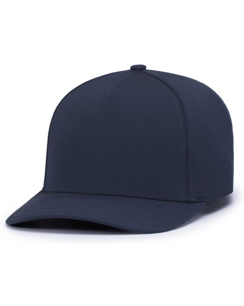Pacific Headwear P424 - 5 Panel Perforated Snapback Hat