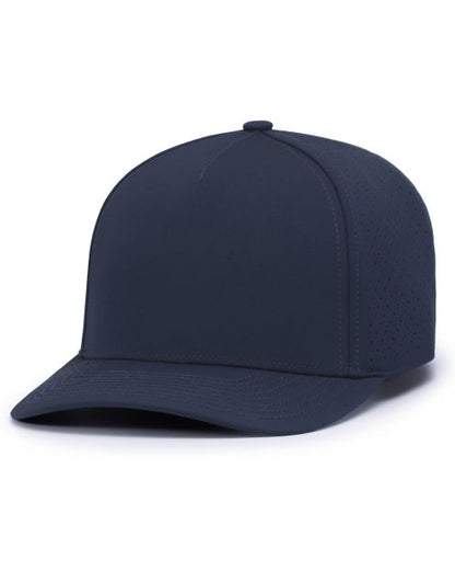 Pacific Headwear P424 - 5 Panel Perforated Snapback Hat