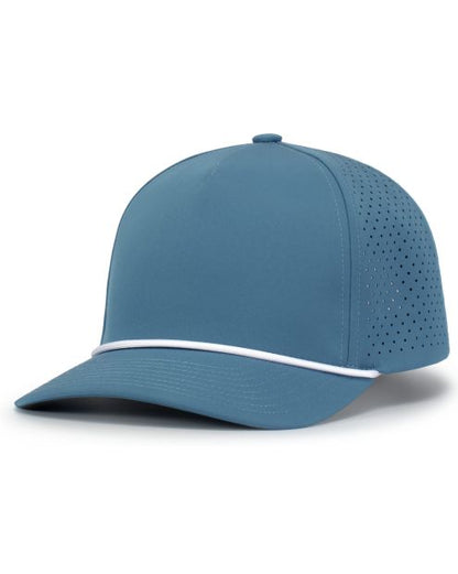 Pacific Headwear P424 - 5 Panel Perforated Snapback Hat