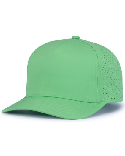 Pacific Headwear P424 - 5 Panel Perforated Snapback Hat