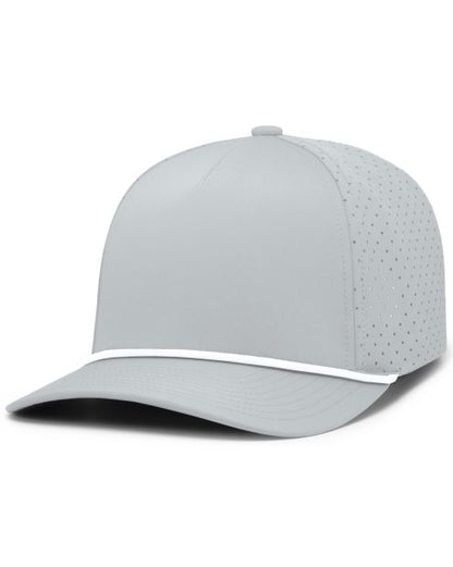 Pacific Headwear P424 - 5 Panel Perforated Snapback Hat