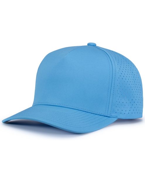 Pacific Headwear P424 - 5 Panel Perforated Snapback Hat