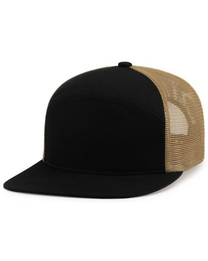 Pacific Headwear P787 Custom 6-Panel Trucker Snapback Hat