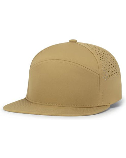Pacific Headwear P788 - 6 Panel Flat Brim Perforated Snapback